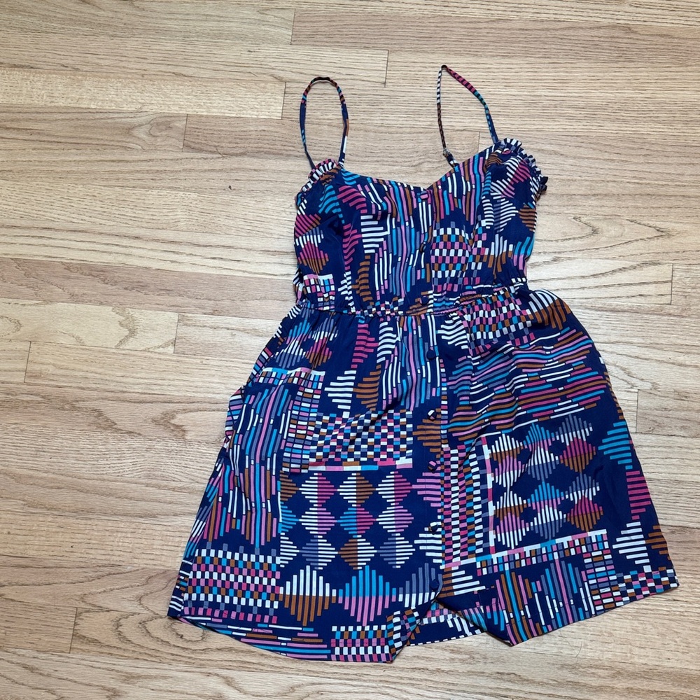 Bar III Cami Colorful Geometric Print